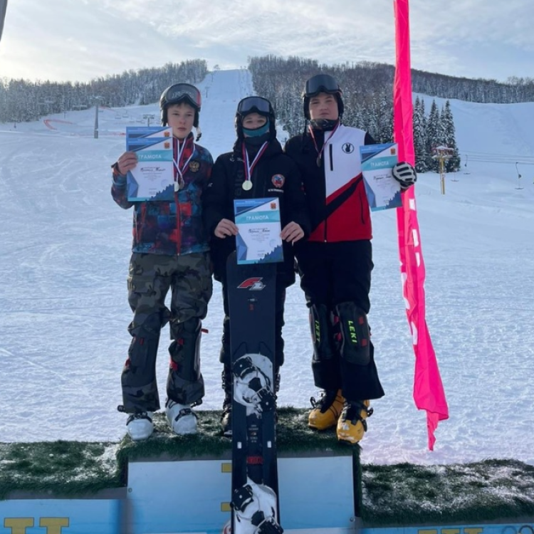 Сноуборд - Таштагол Туманная - слалом и бордкросс - фото4