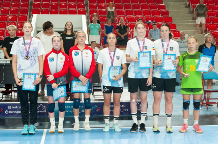 Спартакиада - гандбол девушки Астрахань - фото20