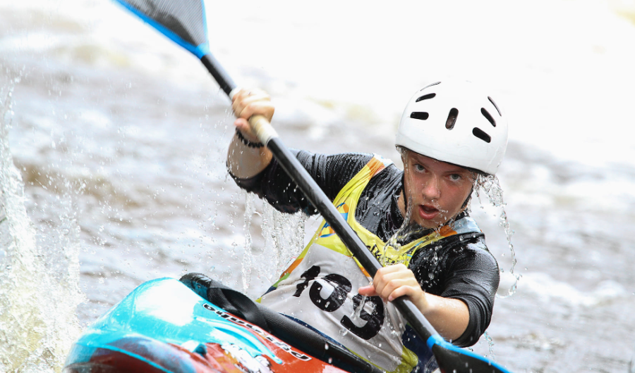 Спартакиада - гребной слалом Тюмень - Екатерина Косульникова