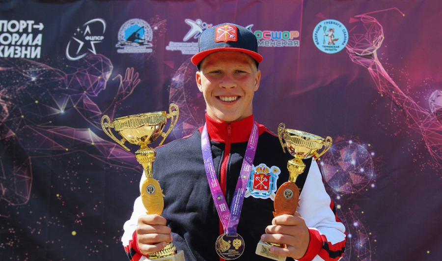 Спартакиада - гребной слалом Тюмень - Иван Григорьев