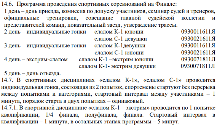 Спартакиада - гребной слалом Тюмень - регламент2