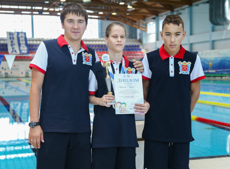 Спартакиада инвалидов - плавание слепые - Астрахань - фото11