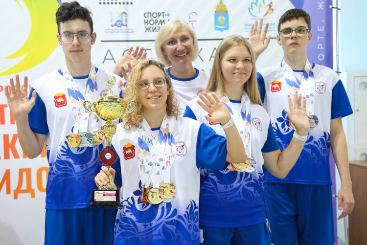 Спартакиада инвалидов - плавание слепые - Астрахань - фото9