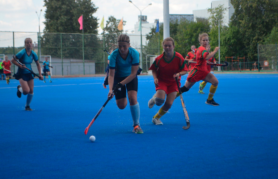 Спартакиада - хоккей на траве - девушки Электросталь - фото1