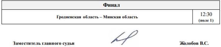 Спартакиада СГ 2023 - Волгоград 2-й этап - мини-футбол - календарь финал