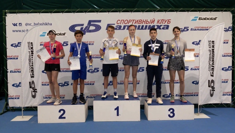 Победители и призеры первенства России по теннису среди юношей и девушек U15 в одиночных разрядах