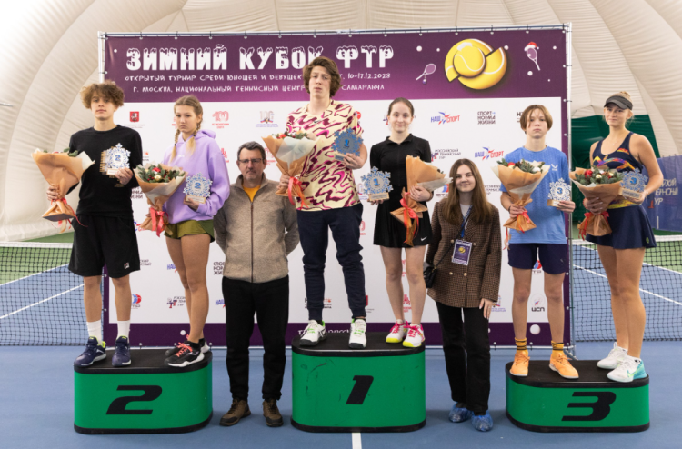 Теннис - Москва Зимний Кубок ФТР 2023 - юноши до 17 лет - фото1