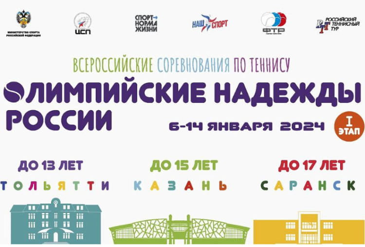 Теннис - Олимпийские надежды России - I этап - афиша