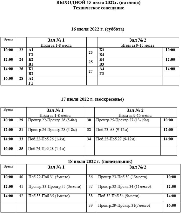Универсиада - волейбол мужчины Салават - программа2