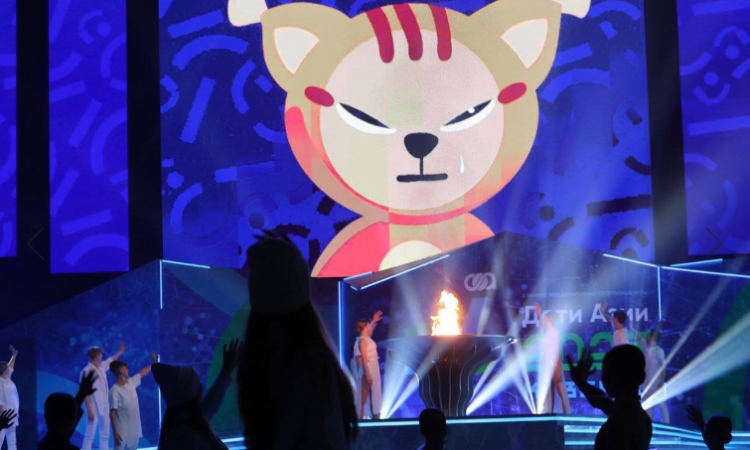 Зимние Игры Дети Азии - Кузбасс - закрытие Игр - фото2