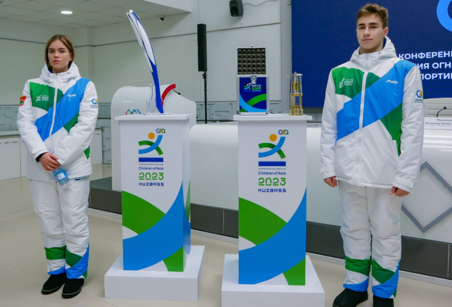 Зимние Игры Дети Азии - Кузбасс - зажжение Огня Игр - фото6