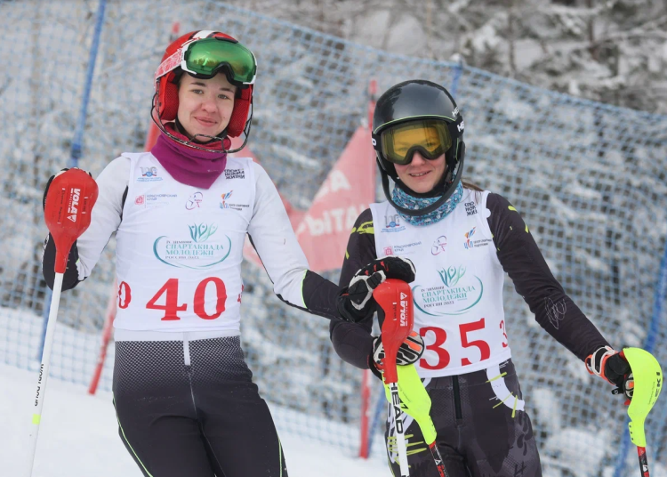 Зимняя Спартакиада молодежи 2023 - горные лыжи Красноярск - фото4