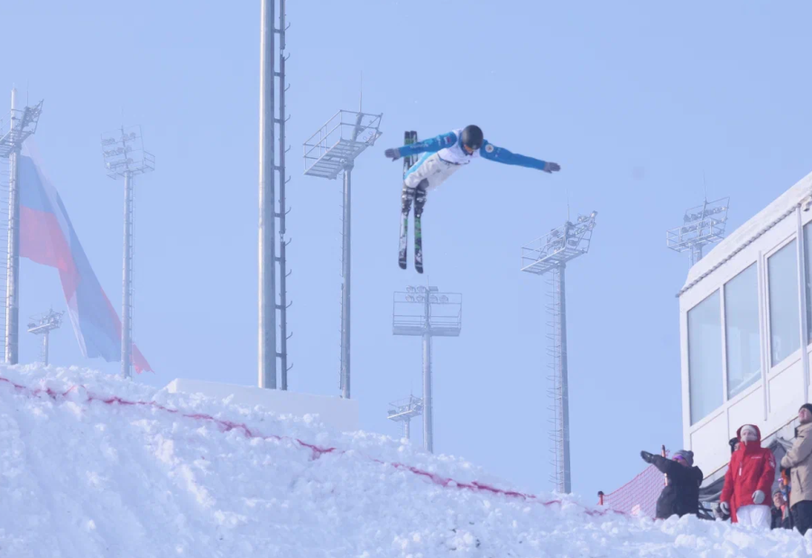 Зимняя Спартакиада молодежи - фристайл Красноярск - акробатика - фото1