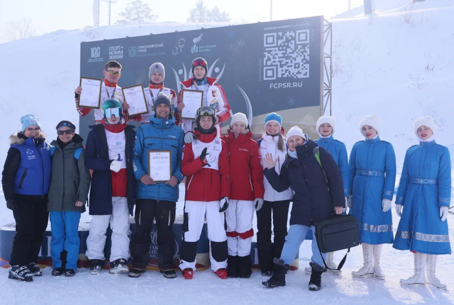 Зимняя Спартакиада молодежи - фристайл Красноярск - акробатика - фото7