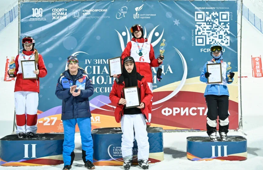 Зимняя Спартакиада молодежи - фристайл Красноярск - могул - фото4