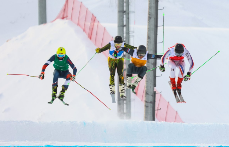 Зимняя Спартакиада молодежи - фристайл Красноярск - ски-кросс - фото1