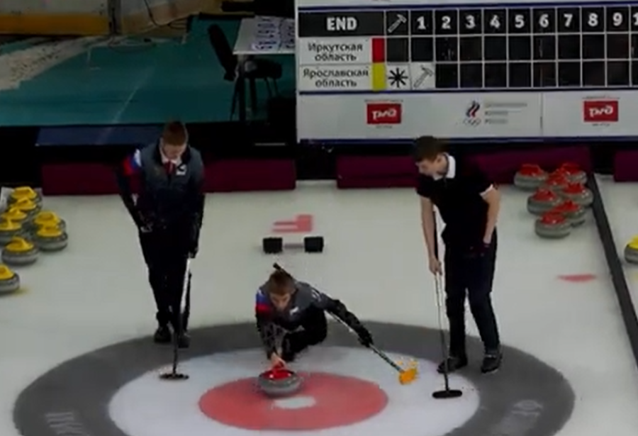 Зимняя Спартакиада учащихся - керлинг - фото1