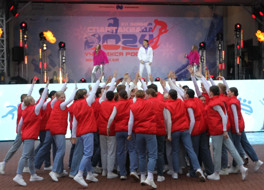 Зимняя Спартакиада учащихся - открытие - фото8