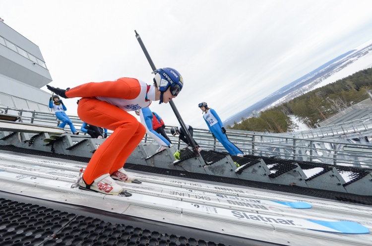 Зимняя Спартакиада учащихся - прыжки с трамплина - фото13