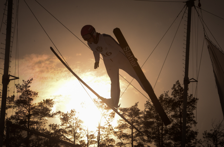 Зимняя Спартакиада учащихся - прыжки с трамплина - фото14