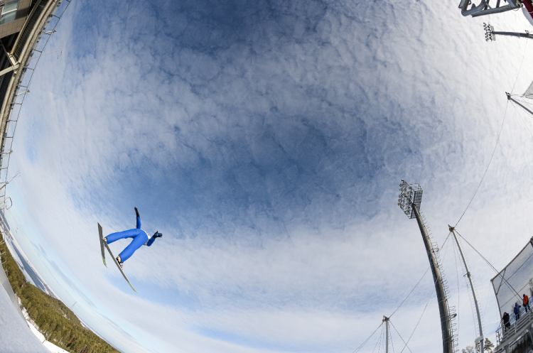 Зимняя Спартакиада учащихся - прыжки с трамплина - фото17