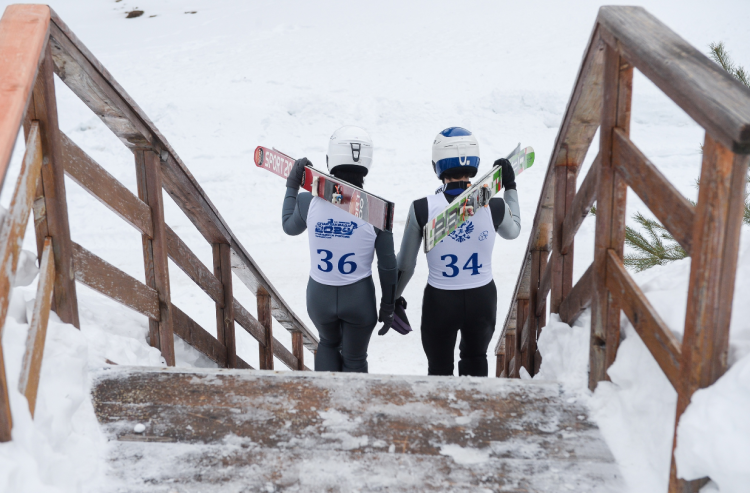 Зимняя Спартакиада учащихся - прыжки с трамплина - фото2