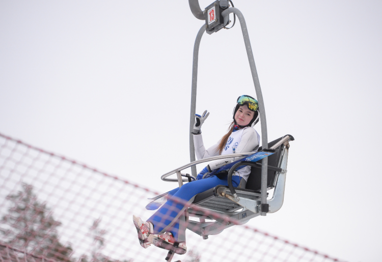 Зимняя Спартакиада учащихся - прыжки с трамплина - фото21