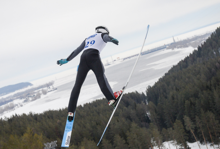 Зимняя Спартакиада учащихся - прыжки с трамплина - фото4