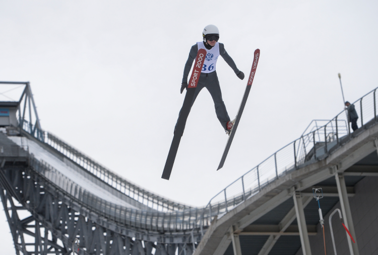 Зимняя Спартакиада учащихся - прыжки с трамплина - фото5