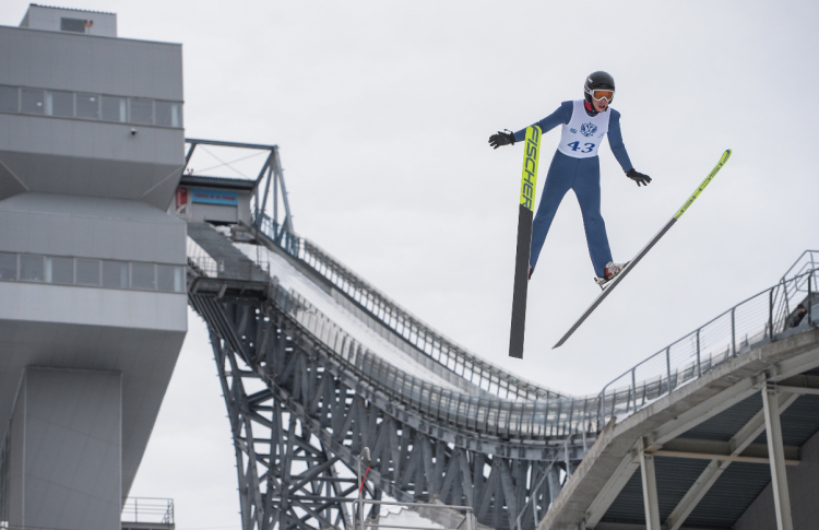 Зимняя Спартакиада учащихся - прыжки с трамплина - фото6